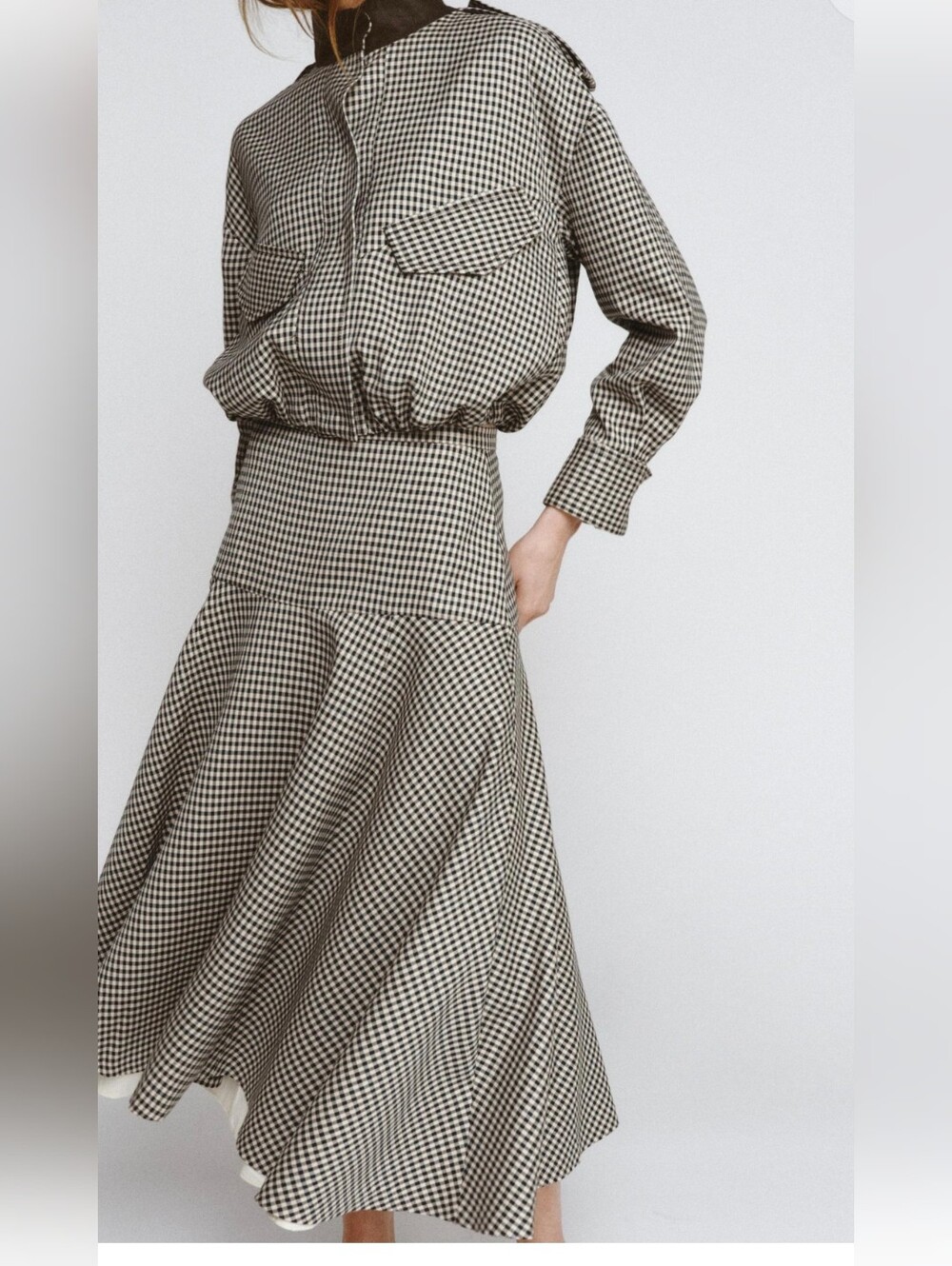 ZARA COMBINATION PLAID SKIRT(S) - Picture 2 of 8